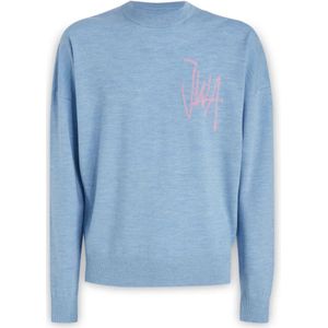 JW Anderson, Sweatshirts & Hoodies, Heren, Blauw, S, Comfortabele stijlvolle sweatshirt voor heren