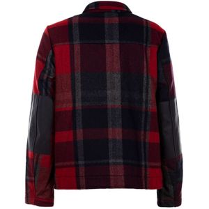 Tommy Hilfiger, Jassen, Heren, Rood, M, Katoen, Mannen Winterjas Rood Deken Check