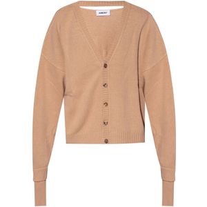 Ambush, Truien, Heren, Beige, S, Wol, Cardigan met logo