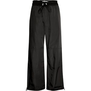 InWear, Broeken, Dames, Zwart, S, Polyester, Ontspannen zwarte broek met elastische tailleband