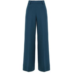 Attic and Barn, Blauwe Broek voor Dames Blauw, Dames, Maat:2XS