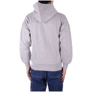 Only & Sons, Sweatshirts & Hoodies, Heren, Grijs, S, Katoen, Lichtgrijze Hoodie Met Rits