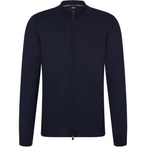 Hugo Boss, Sweatshirts & Hoodies, Heren, Blauw, L, Wol, Heren Zwart Merinowollen Vest