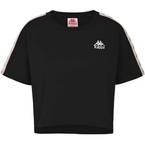 Kappa, Tops, Heren, Zwart, S, Korte Mouw T-shirt