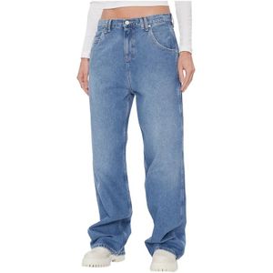 Tommy Jeans, Jeans, Dames, Blauw, W27, Denim, Klassieke Blauwe Denim Jeans
