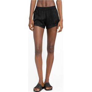 Palm Angels, Korte broeken, Dames, Zwart, S, Zwarte Sporty Chic Shorts met Beenstrepen