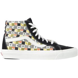 Vans, Schoenen, unisex, Zwart, 41 EU, Canvas Checkerboard Sneakers
