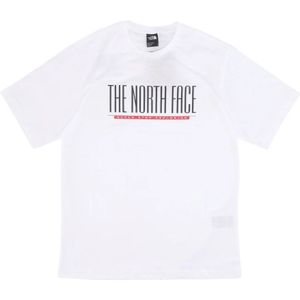 The North Face, Tops, Heren, Wit, XL, Vintage 1966 Tee Wit Streetwear
