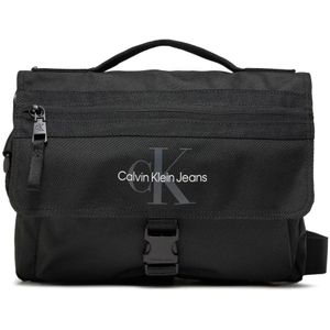 Calvin Klein, Tassen, Heren, Zwart, ONE Size, Polyester, Shoulder Bags