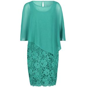 vera mont, Kleedjes, Dames, Groen, M, Chiffon, Kant Cocktailjurk