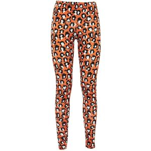 La DoubleJ, Skinny Jersey Leggings Oranje, Dames, Maat:XL