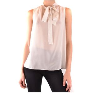 Boutique Moschino, Tops, Dames, Wit, M, Mouwloze Top