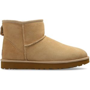 Ugg, Schoenen, Dames, Beige, 39 EU, Nylon, Klassieke Mini II Laarzen