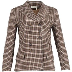 Chloé Pre-owned, Pre-owned, Dames, Bruin, L, Polyester, Pre-owned Polyester outerwear