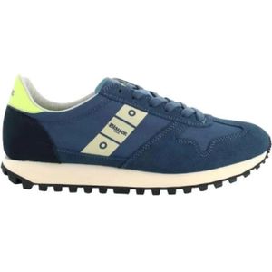 Blauer, Schoenen, Heren, Veelkleurig, 44 EU, Nylon, Nylon/Suede Hardloopschoenen