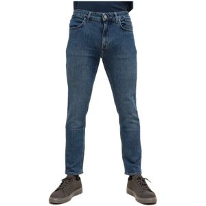 Jeckerson, Jeans, Heren, Blauw, W35, Denim, Donkere Denim Heren Jeans