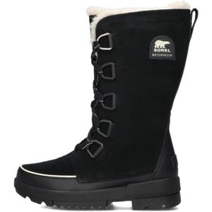 Sorel, Schoenen, Dames, Zwart, 39 1/2 EU, Suède, Trendy Winter Veterschoenen