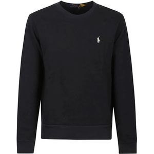 Ralph Lauren, Sweatshirts & Hoodies, Heren, Zwart, M, Casual Sweatshirt voor Dagelijks Comfort