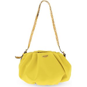 Moschino, Shoulder bag with logo Geel, Dames, Maat:ONE Size