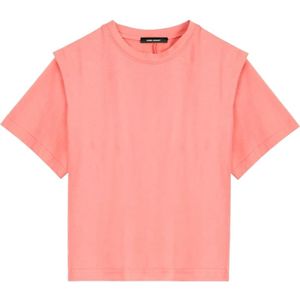 Isabel Marant Étoile, Tops, Dames, Roze, S, Katoen, Isabel Marant Etoil Zelitos katoen T-shirt