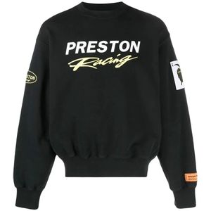 Heron Preston, Sweatshirts & Hoodies, Heren, Zwart, S, Katoen, Zwart Oversized Sweatshirt
