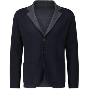 Maurizio Baldassari, Jassen, Heren, Blauw, 5Xl, Elegant Blazer-Style Vest