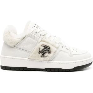 Roberto Cavalli, Sneakers Wit, Dames, Maat:37 EU