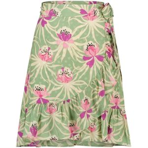 Fabienne Chapot, Florale Jacquard Wikkelrok Groen, Dames, Maat:XL