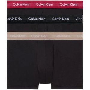 Calvin Klein, Ondergoed, Heren, Zwart, M, Katoen, 3-Pack Katoen Stretch Boxers - Zwart