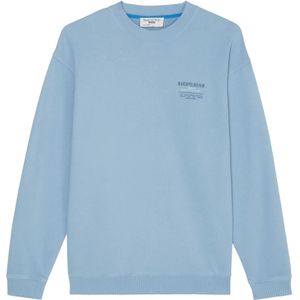 Marc O'Polo, Sweatshirts & Hoodies, Heren, Blauw, S, Katoen, Relaxte sweatshirt