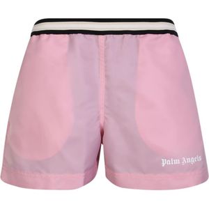 Palm Angels, Miami Roze Hardloopshorts Roze, Dames, Maat:S