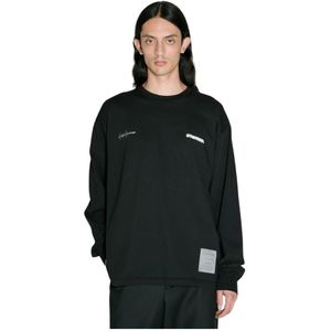 Yohji Yamamoto, Sweatshirts Zwart, Heren, Maat:2XL