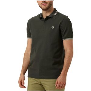 Fred Perry, Tops, Heren, Groen, L, Heren Polo & T-shirts The Twin Tipped Shirt