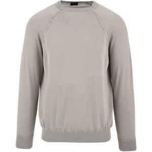 Drumohr, Sweatshirts & Hoodies, Heren, Beige, 4Xl, Beige Truien voor Heren