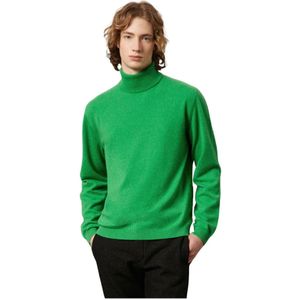 Massimo Alba, Pure Cashmere Coltrui Groen, Heren, Maat:M