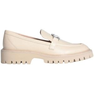 Liu Jo, Schoenen, Dames, Beige, 39 EU, Leer, Loafers