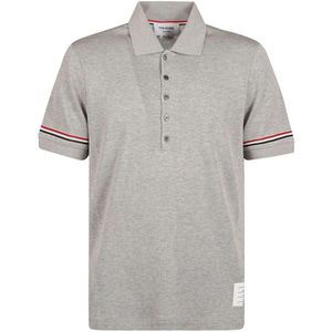 Thom Browne, Polo Shirts Grijs, Heren, Maat:M