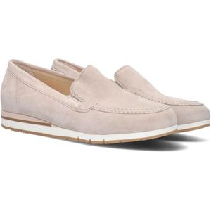 Gabor, Schoenen, Dames, Beige, 38 EU, Suède, Beige Comfort Loafer Collectie