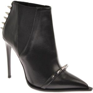 John Richmond, Stiletto Enkellaarsje met Studs Zwart, Dames, Maat:39 EU