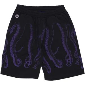 Octopus, Korte broeken, Heren, Paars, XL, Casual Shorts