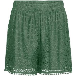 Vero Moda, Korte broeken, Dames, Groen, XL, Hoge Taille Shorts Hedge Green