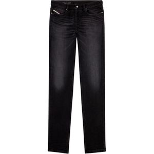 Diesel, Jeans, Heren, Zwart, W30 L32, Katoen, Street Style Straight Jeans
