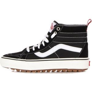 Vans, Zwart/Wit Sk 8-Hi Mte-1 Streetwear Sneakers Zwart, Heren, Maat:38 EU