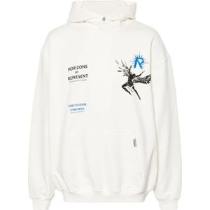 Represent, Sweatshirts & Hoodies, Heren, Wit, XL, Katoen, Grafische Print Sweatshirt