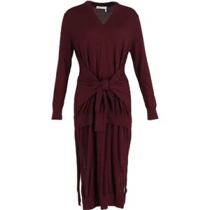 Chloé Pre-owned, Pre-owned, Dames, Rood, M, Wol, Pre-owned Wool dresses
