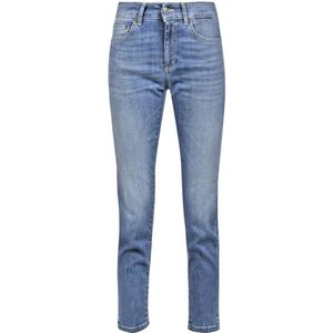 Dondup, Stijlvolle Denim Jeans voor Mannen Blauw, Dames, Maat:W25