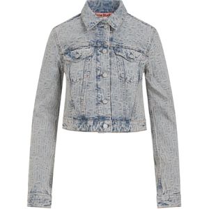 Acne Studios, Jassen, Dames, Blauw, S, Denim, Blauwe Denim Jack Damesmode