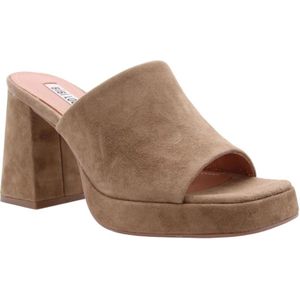 Bibi Lou, Schoenen, Dames, Beige, 37 EU, Stijlvolle muiltjes met hak voor vrouwen