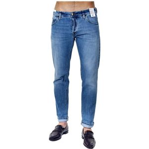 PT Torino, Jeans, Heren, Blauw, W35, Dub Cowboy -broek