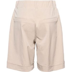 &Co Woman, Korte broeken, Dames, Beige, L, Reis Bermuda Shorts